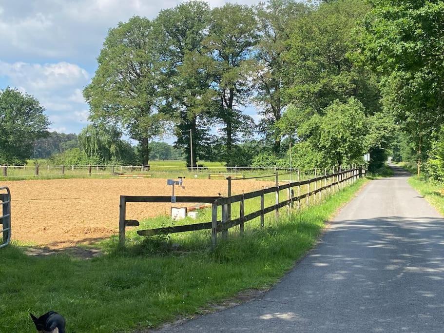 Wunderschoene Ferienwohnung Auf Dem Bauernhof Greven Kültér fotó