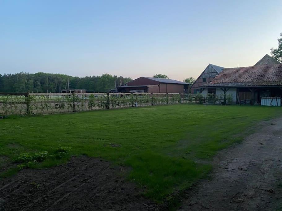 Wunderschoene Ferienwohnung Auf Dem Bauernhof Greven Kültér fotó