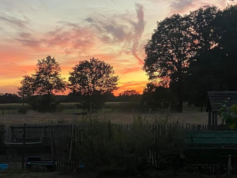 Wunderschoene Ferienwohnung Auf Dem Bauernhof Greven Kültér fotó