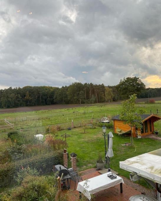 Wunderschoene Ferienwohnung Auf Dem Bauernhof Greven Kültér fotó